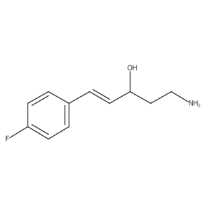 (3S)-5-amino-1-(4-fluorophenyl)pent-1-en-3-ol Structure