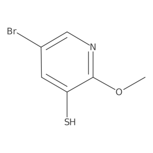 5-Bromo-2-methoxypyridine-3-thiol Structure