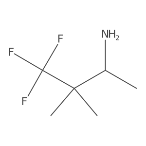 (2R)-4,4,4-Trifluoro-3,3-dimethylbutan-2-amine结构式