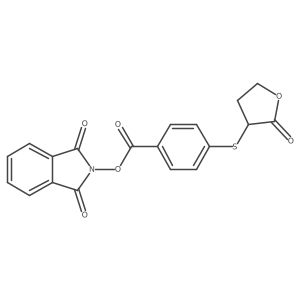 1,3-dioxo-2,3-dihydro-1H-isoindol-2-yl 4-[(2-oxooxolan-3-yl)sulfanyl]benzoate Structure
