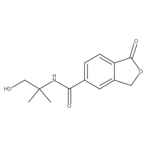 2-[[(1-Oxo-1,3-dihydroisobenzofuran-5-yl)carbonyl]amino]-2-methyl-1-propanol Structure