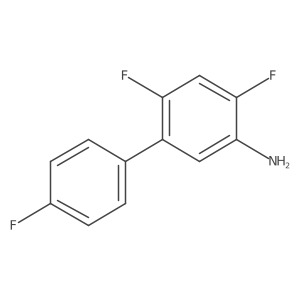 4,4',6-Trifluorobiphenyl-3-amine Structure