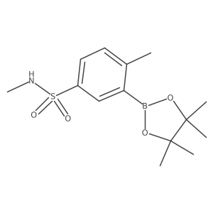 N,4-Dimethyl-3-(tetramethyl-1,3,2-dioxaborolan-2-yl)benzenesulfonamide Structure