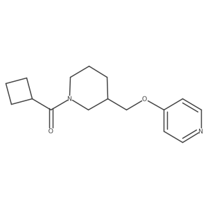 4-[(1-Cyclobutanecarbonylpiperidin-3-yl)methoxy]pyridine Structure
