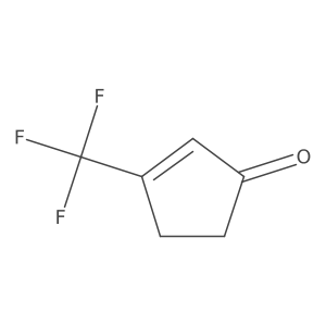 3-Trifluoromethyl-cyclopent-2-enone结构式