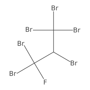 1,1,1,2,3,3-Hexabromo-3-fluoropropane结构式