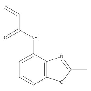 N-(2-methyl-1,3-benzoxazol-4-yl)prop-2-enamide Structure