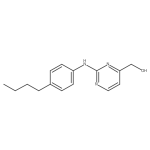 {2-[(4-Butylphenyl)amino]pyrimidin-4-yl}methanol结构式