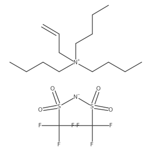 Allyltri-n-butylammonium bis(trifluoromethanesulfonyl)amide结构式