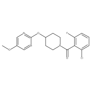 2-{[1-(2-Chloro-6-fluorobenzoyl)piperidin-4-yl]oxy}-5-methoxypyrimidine结构式