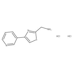 1-[4-(Pyridin-3-yl)-1,3-thiazol-2-yl]methanamine dihydrochloride结构式