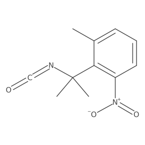 2-(2-Isocyanatopropan-2-yl)-1-methyl-3-nitrobenzene Structure