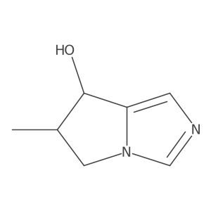 6-methyl-6,7-dihydro-5H-pyrrolo[1,2-c]imidazol-7-ol Structure
