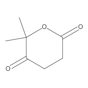 6,6-Dimethyloxane-2,5-dione结构式