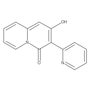 2-Hydroxy-3-(2-pyridinyl)-4H-quinolizin-4-one Structure