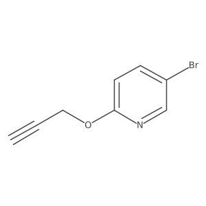 5-Bromo-2-(prop-2-ynyloxy)-pyridine结构式