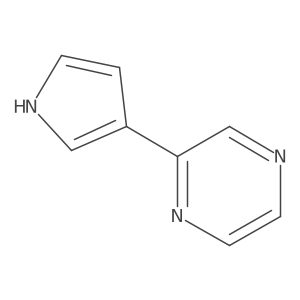 2-(1H-pyrrol-3-yl)pyrazine Structure