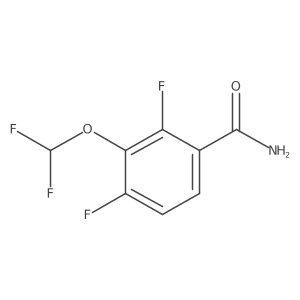 3-(Difluoromethoxy)-2,4-difluorobenzamide Structure