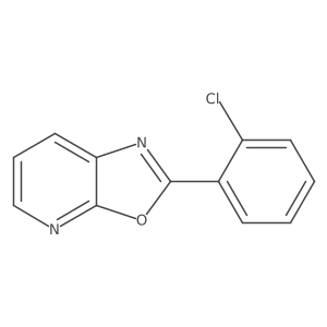 2-(2-Chlorophenyl)-[1,3]oxazolo[5,4-b]pyridine结构式