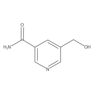 5-(Hydroxymethyl)-3-pyridinecarboxamide Structure
