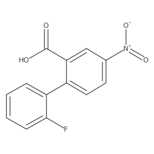 2'-Fluoro-4-nitrobiphenyl-2-carboxylic acid Structure