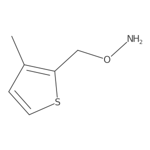 o-[(3-Methylthiophen-2-yl)methyl]hydroxylamine结构式