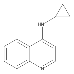 N-cyclopropylquinolin-4-amine Structure