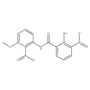 2-Hydroxy-N-(3-methoxy-2-nitrophenyl)-3-nitrobenzamide Structure