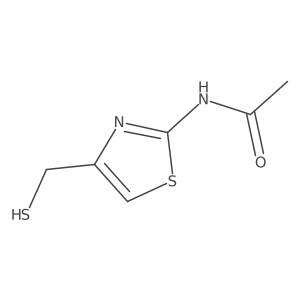 N-[4-(sulfanylmethyl)-1,3-thiazol-2-yl]acetamide结构式