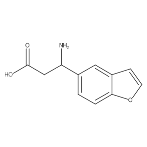 3-Amino-3-(1-benzofuran-5-YL)propanoic acid Structure