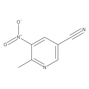 6-Methyl-5-nitronicotinonitrile Structure