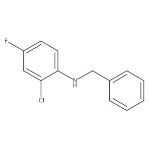 N-benzyl-2-chloro-4-fluoroaniline Structure