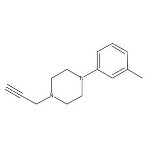 1-(3-Methylphenyl)-4-(prop-2-yn-1-yl)piperazine Structure