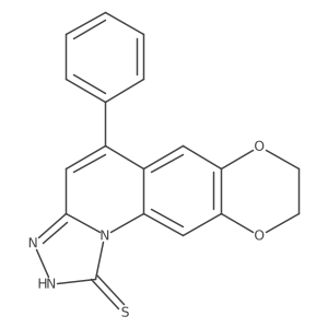 17-Phenyl-4,7-dioxa-11,13,14-triazatetracyclo[8.7.0.0^{3,8}.0^{11,15}]heptadeca-1(10),2,8,12,14,16-hexaene-12-thiol结构式