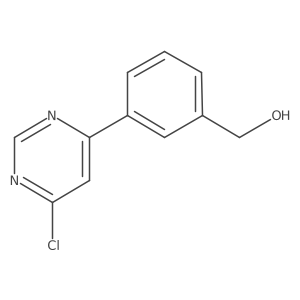 3-(6-Chloro-4-pyrimidinyl)benzenemethanol结构式