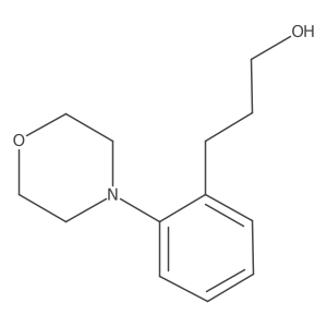 3-[2-(Morpholin-4-yl)phenyl]propan-1-ol Structure