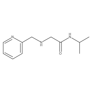 N-(1-Methylethyl)-2-[(2-pyridinylmethyl)amino]acetamide结构式