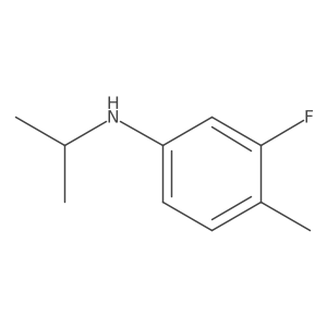 3-fluoro-4-methyl-N-(propan-2-yl)aniline结构式