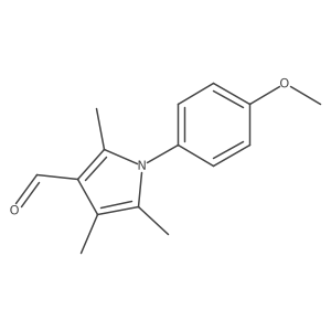 1-(4-methoxyphenyl)-2,4,5-trimethyl-1H-pyrrole-3-carbaldehyde Structure