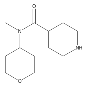 N-methyl-N-(oxan-4-yl)piperidine-4-carboxamide Structure