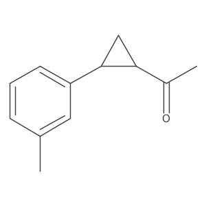 1-[2-(3-Methylphenyl)cyclopropyl]ethan-1-one Structure