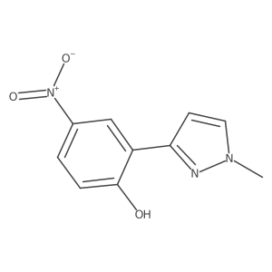 2-(1-Methyl-1H-pyrazol-3-yl)-4-nitrophenol Structure