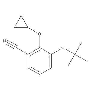 3-Tert-butoxy-2-cyclopropoxybenzonitrile Structure