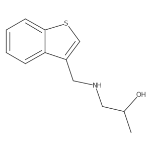1-[(1-Benzothiophen-3-ylmethyl)amino]propan-2-ol Structure