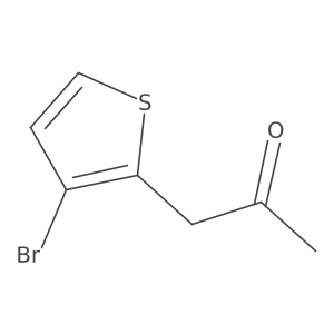 1-(3-Bromothiophen-2-yl)propan-2-one结构式