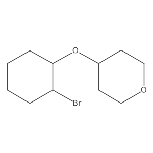 4-[(2-Bromocyclohexyl)oxy]oxane结构式