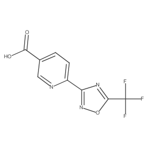 4-[5-(Trifluoromethyl)-1,2,4-oxadiazol-3-yl]benzenemethanamine结构式