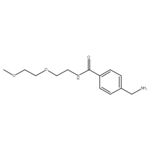 4-(Aminomethyl)-N-(2-(2-methoxyethoxy)ethyl)benzamide Structure