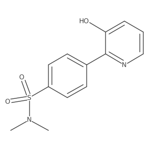 2-(4-N,N-Dimethylsulfamoylphenyl)-3-hydroxypyridine Structure