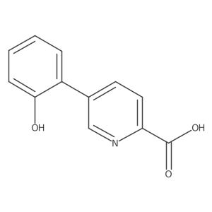 5-(2-Hydroxyphenyl)picolinic acid Structure